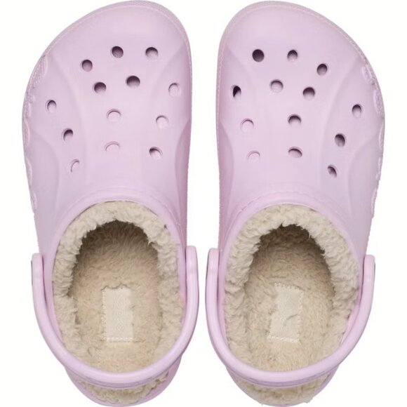 NEW Crocs Sizes 8, 9, 10 Women's Baya Lined Clog - Ballerina Pink - Picture 3 of 6